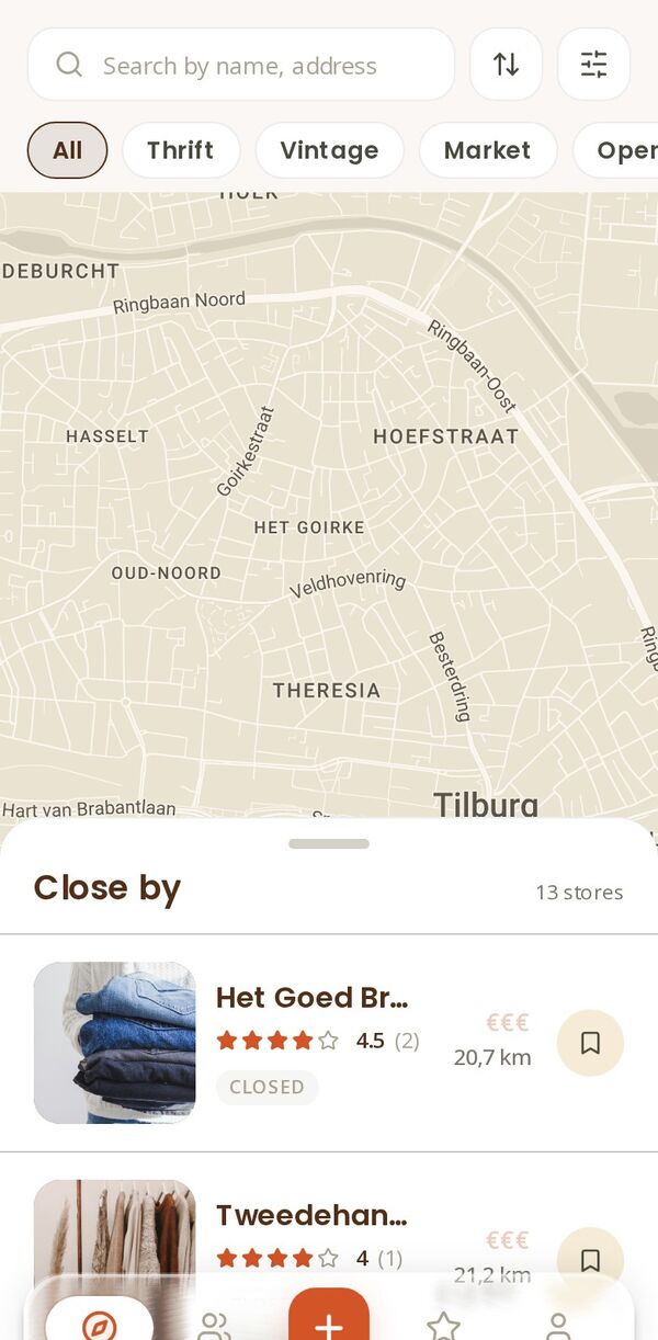 Thrift Talk app screen